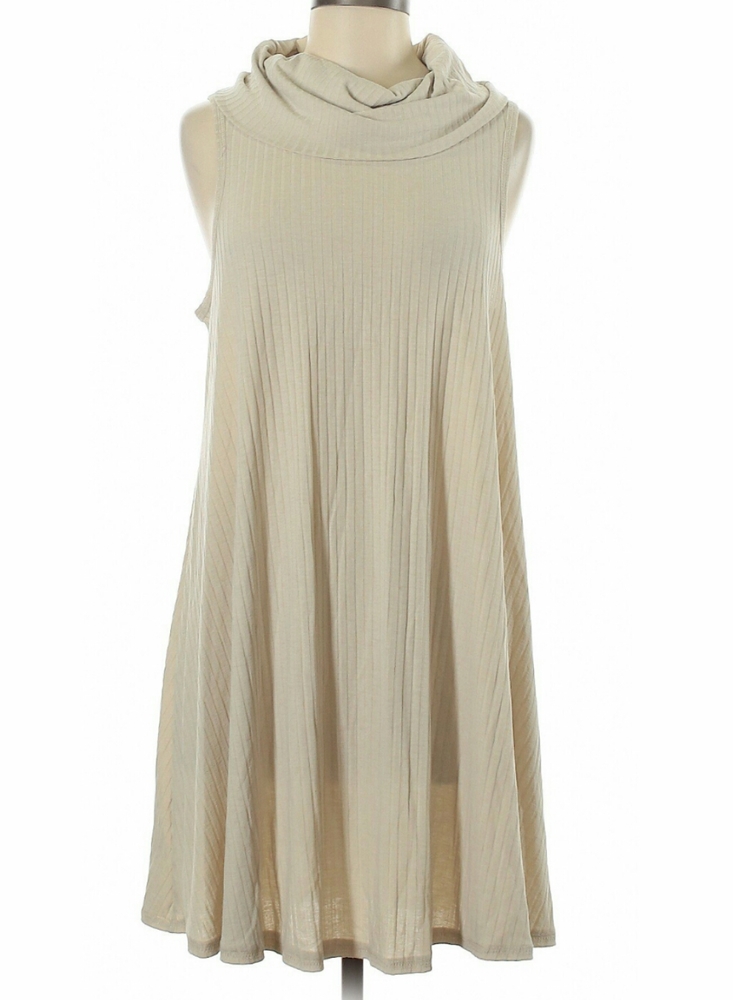 Forever 21 A Line Cowl Neck Sleeveless Dress M